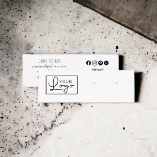 Ihr Logo-Erscheinen zeigt den QR-Code für Social M Mini Visitenkarte