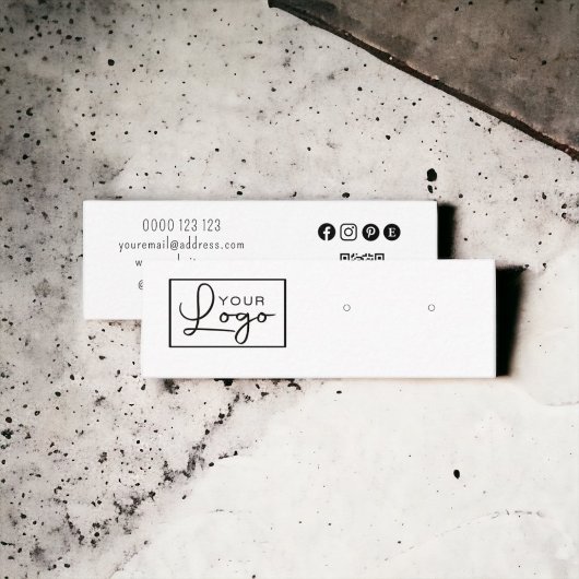 Ihr Logo-Erscheinen zeigt den QR-Code für Social M Mini Visitenkarte