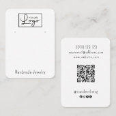Ihr Logo-Erscheinen zeigt den QR-Code für Social M Visitenkarte (Vorne/Hinten)