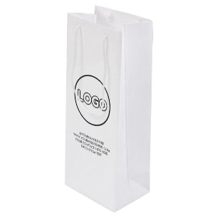 Ihr Logo-Event - Einfaches Branding für Unternehme Geschenktüte Für Weinflaschen