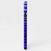 Ihr Logo, farbiges kurvenreiches Licht, DIREKTE Be iPhone Hülle (Rechte Seite)