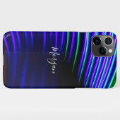 Ihr Logo, farbiges kurvenreiches Licht, DIREKTE Be iPhone Hülle (Rückseite (Horizontal))