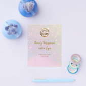 Ihr Logo Faux Glitter Flyer (Einzeln)