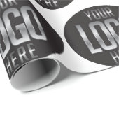 Ihr Logo finden Sie hier auf dem White Wrapping Pa Geschenkpapier (Rolleneckpunkt)