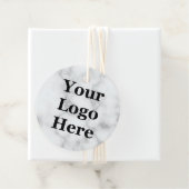 Ihr Logo finden Sie hier auf Imitate aus weißem Ma Geschenkanhänger (Beispiel)