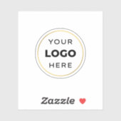 Ihr Logo-Firmenlogo Aufkleber (Blatt)