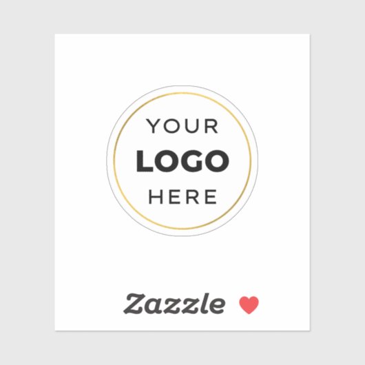 Ihr Logo-Firmenlogo Aufkleber (Blatt)