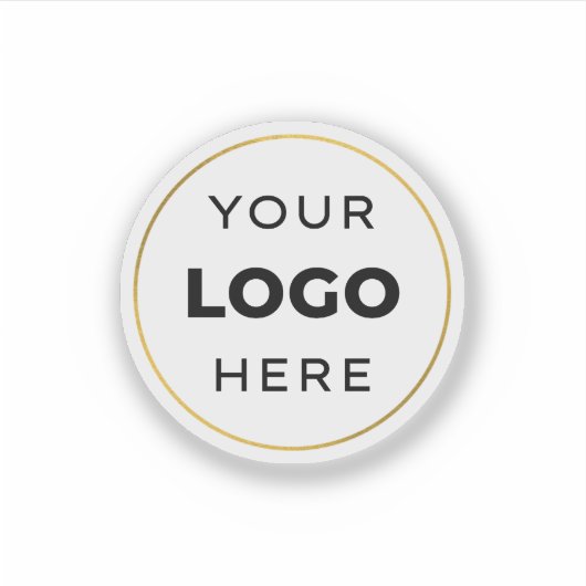 Ihr Logo-Firmenlogo Aufkleber (Vorderseite)