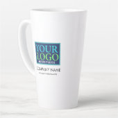 Ihr Logo, Firmenname und Website-Promotion Milchtasse (Linke Ecke)