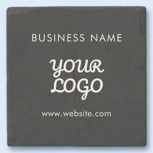 Ihr Logo Firmenname & Webseite oder Slogan Steinuntersetzer