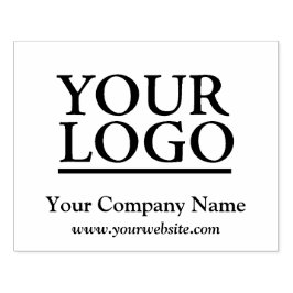 Ihr Logo, Firmenname, Website Gummistempel