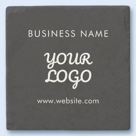 Ihr Logo Firmenname & Website oder Slogan Steinuntersetzer