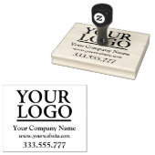 Ihr Logo, Firmenname, Website, Telefon Rubber St. Gummistempel (Stempel)