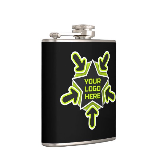 Ihr Logo Flachmann (Rechts)