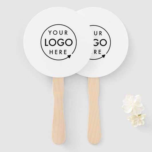 Ihr Logo | Förderung moderner Unternehmen Fächer (Vorne und Hinten)