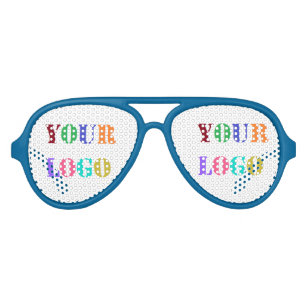 Ihr Logo-Foto Aviator-Sonnenbrille - Werbeaktion Partybrille