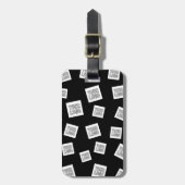 Ihr Logo, Foto oder anderes Bild | Random-Platzier Gepäckanhänger (Vorderseite vertikal)