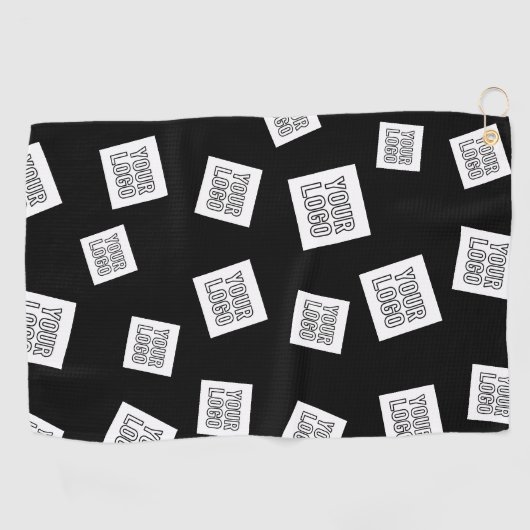 Ihr Logo, Foto oder anderes Bild | Random-Platzier Golfhandtuch (Horizontal)