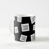 Ihr Logo, Foto oder anderes Bild | Random-Platzier Kaffeetasse (Vorderseite Links)