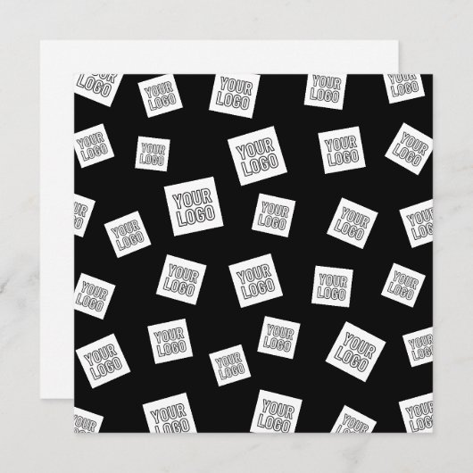 Ihr Logo, Foto oder anderes Bild | Random-Platzier Mitteilungskarte (Vorne/Hinten)