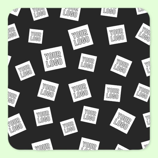 Ihr Logo, Foto oder anderes Bild | Random-Platzier Quadratischer Aufkleber