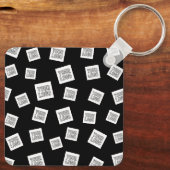 Ihr Logo, Foto oder anderes Bild | Random-Platzier Schlüsselanhänger (Rückseite)