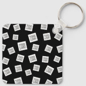 Ihr Logo, Foto oder anderes Bild | Random-Platzier Schlüsselanhänger (Rückseite)