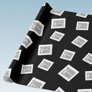 Ihr Logo, Foto oder anderes Bild   Zufällige Platz Geschenkpapier