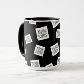 Ihr Logo, Foto oder anderes Bild | Zufällige Platz Tasse (Vorderseite Links)