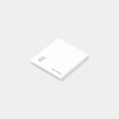 Ihr Logo-Foto-Vorlage und anpassbarer Text Post-it Klebezettel (angewinkelt)