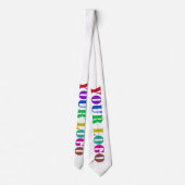 Ihr Logo-Foto Werbeaktion Neck Tie Krawatte (Rückseite)