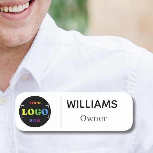 Ihr Logo für das Magnetgeschäft Namensschild