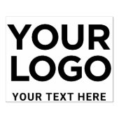 Ihr Logo für den Firmennamen im Text einfach groß Gummistempel (Prägung)