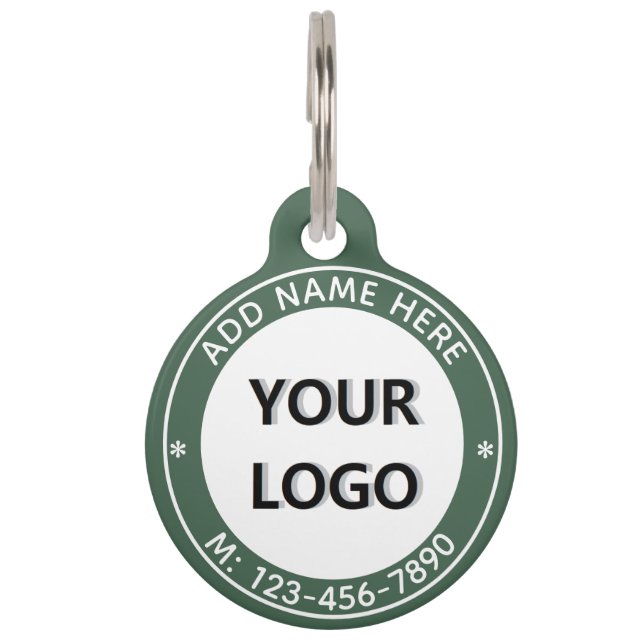 Ihr Logo für die Design-Pet-ID oder Ihr Foto für d Haustiermarke (Vorderseite)