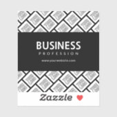 Ihr Logo-gepflegtes Muster und bearbeitbarer Firme Aufkleber (Blatt)