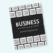 Ihr Logo-gepflegtes Muster und bearbeitbarer Firme Fleecedecke