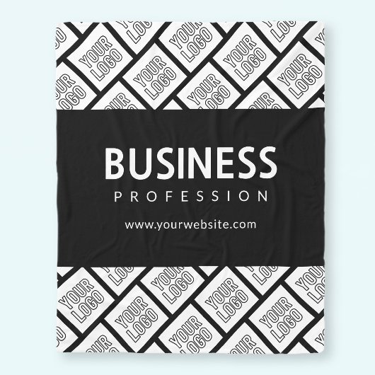 Ihr Logo-gepflegtes Muster und bearbeitbarer Firme Fleecedecke