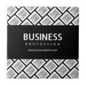 Ihr Logo-gepflegtes Muster und bearbeitbarer Firme Fliese (Vorderseite)