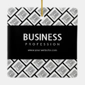 Ihr Logo-gepflegtes Muster und bearbeitbarer Firme Keramikornament (Rückseite)