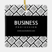 Ihr Logo-gepflegtes Muster und bearbeitbarer Firme Keramikornament (Vorderseite)