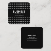 Ihr Logo-gepflegtes Muster und bearbeitbarer Firme Quadratische Visitenkarte (Vorne/Hinten)