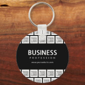 Ihr Logo-gepflegtes Muster und bearbeitbarer Firme Schlüsselanhänger (Rückseite)