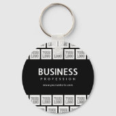 Ihr Logo-gepflegtes Muster und bearbeitbarer Firme Schlüsselanhänger (Rückseite)