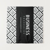 Ihr Logo-gepflegtes Muster und bearbeitbarer Firme Wandteppich (Vorderseite (Horizontal))