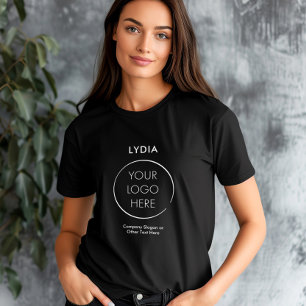 Ihr Logo Geschäft Branding Förderung mit Namen T-Shirt