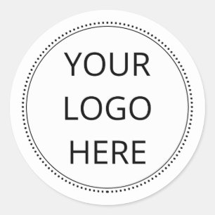 Ihr Logo-Geschäft Runder Aufkleber