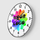 Ihr Logo-Geschäftsbüro Akrylwall-Uhr Große Wanduhr (Winkel)