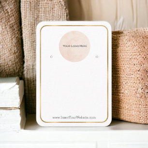 Ihr Logo gewinnt Display dünn Gold groß vertikal Visitenkarte