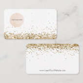 Ihr Logo Gold Glitzer 3 Ohranzeige Visitenkarte (Vorne/Hinten)