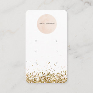 Ihr Logo Gold Glitzer 3 Verleihung der Anzeige ver Visitenkarte